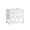 James Martin Vanities Breckenridge 36in Single Vanity, Bright White w/ 3 CM Ethereal Noctis Top 330-V36-BW-3ENC - alternate 4
